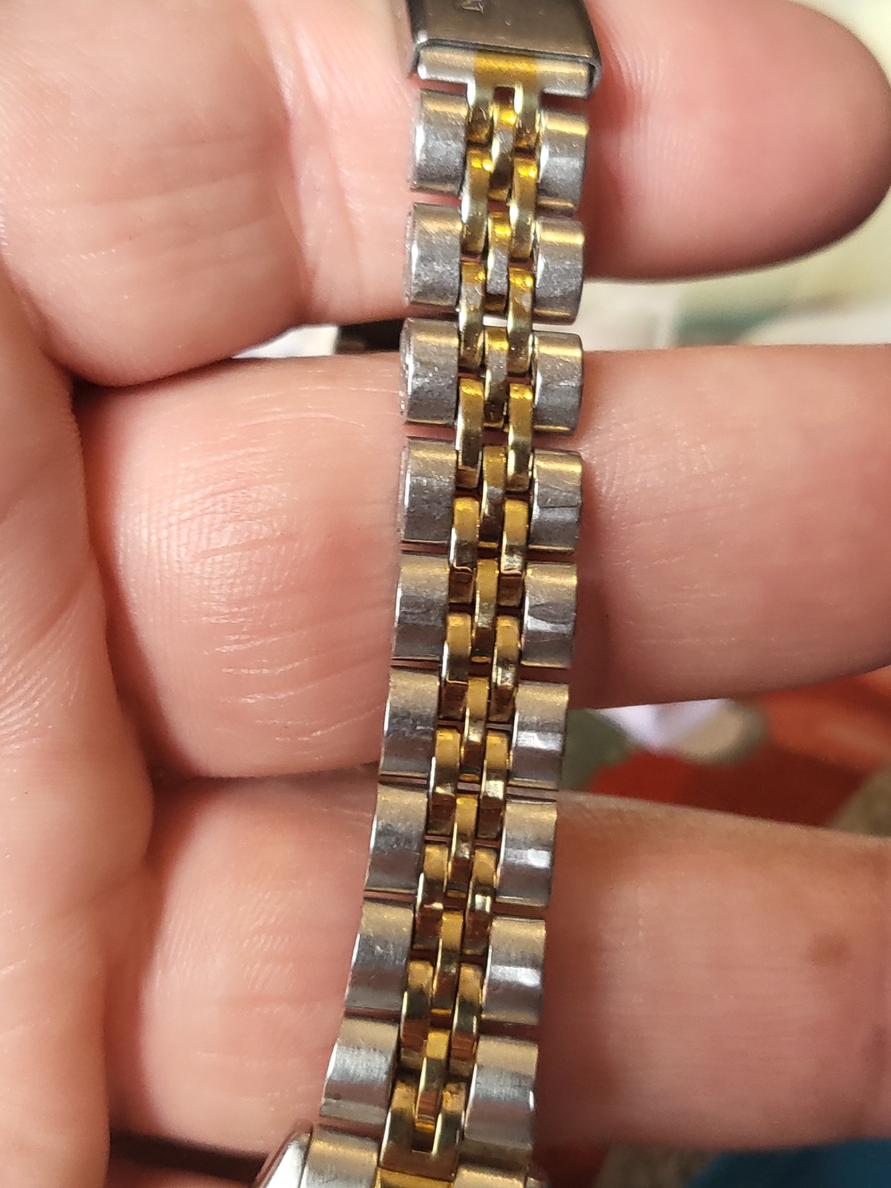 Citizen Quartz Two-Tone Gold Dial Watch - Picture 5 of 10
